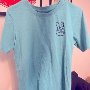Dutch Bros peace sign shirt